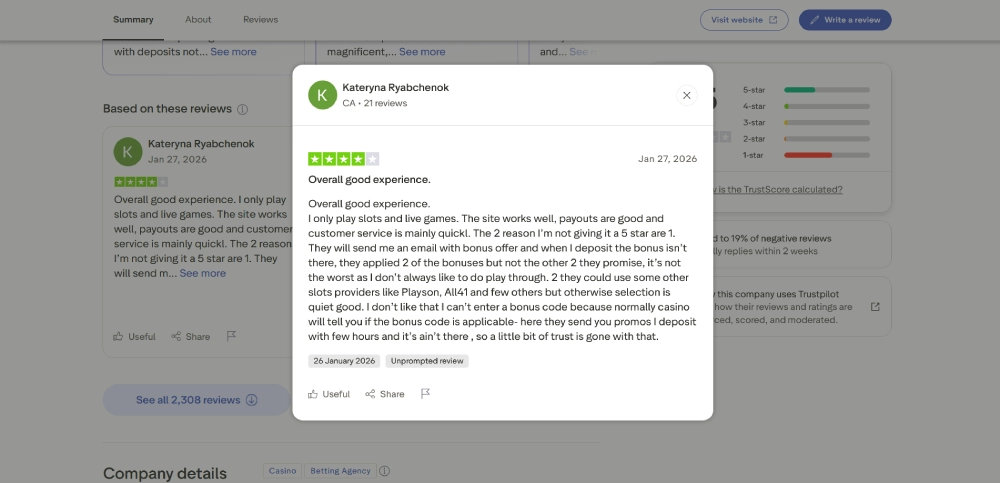 22bet Trustpilot