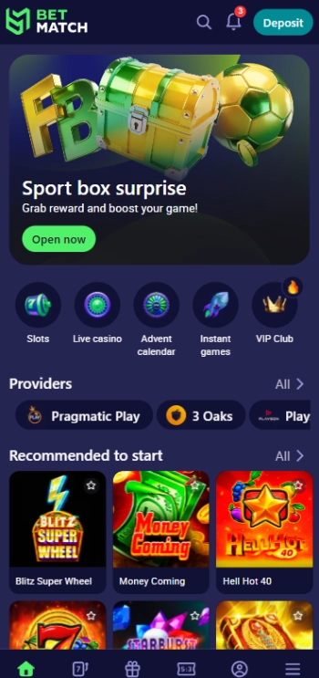 Betmatch Slotok