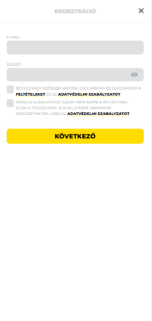 Regisztráció