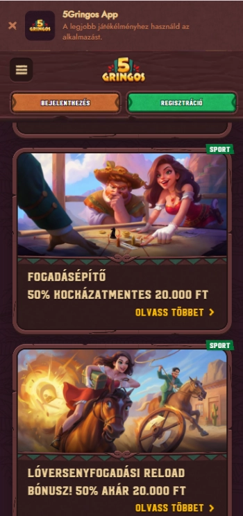 5 Gringo Heti promóciók