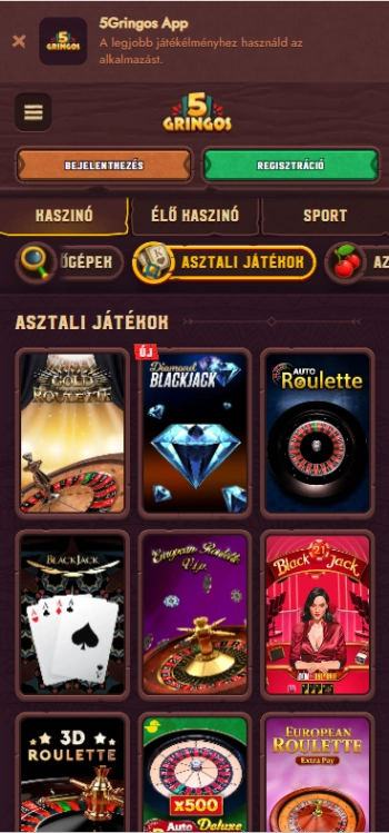 5Gringos Asztali játékok
