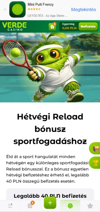 Jutalom a kitartó játékért